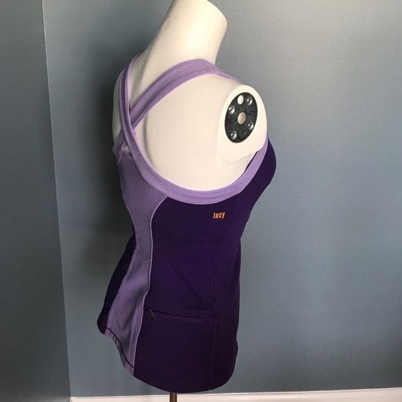 Lucy purple violet lilac power max tank size small - Picture 3 of 8